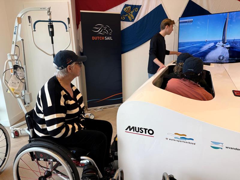 Para Sailors discover AC40 Simulator photo copyright DutchSail taken at  and featuring the AC40 class