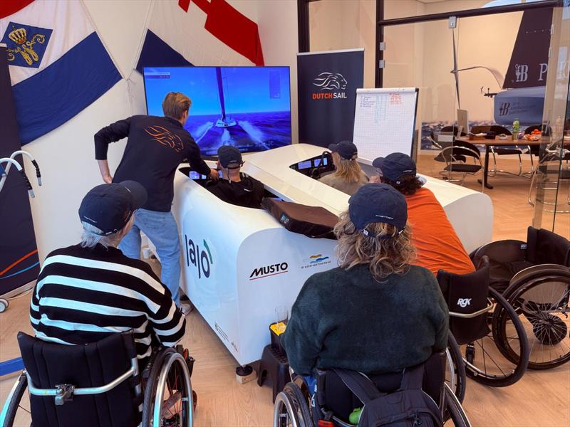 Para Sailors discover AC40 Simulator photo copyright DutchSail taken at  and featuring the AC40 class