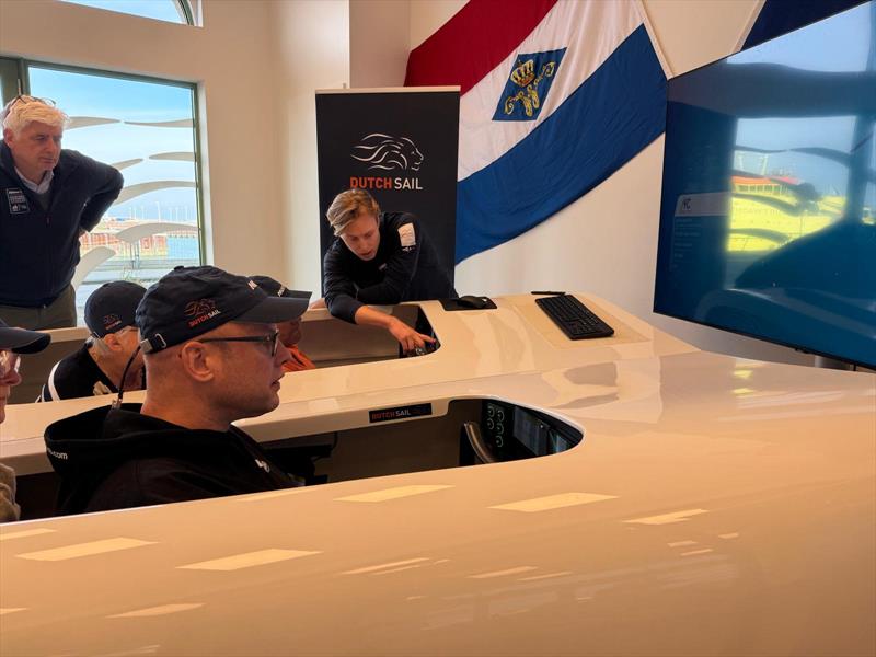 Para Sailors discover AC40 Simulator - photo © DutchSail