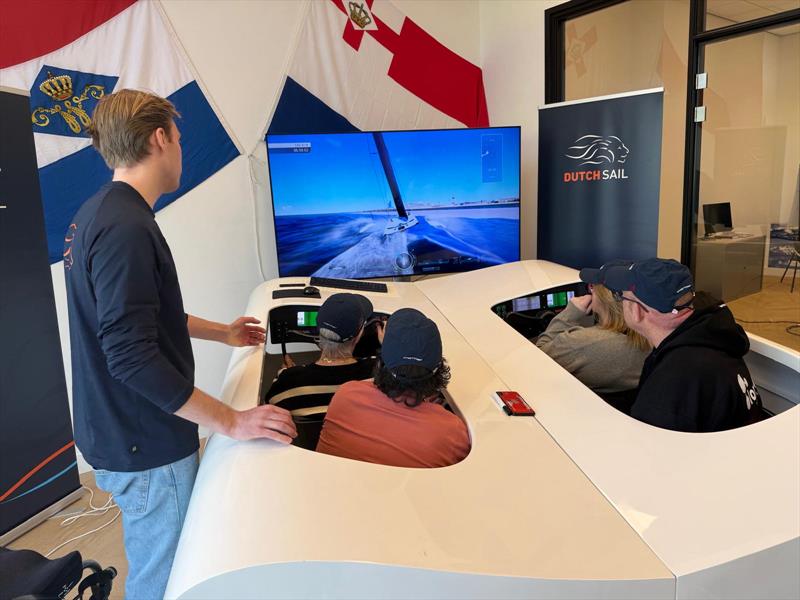 Para Sailors discover AC40 Simulator photo copyright DutchSail taken at  and featuring the AC40 class