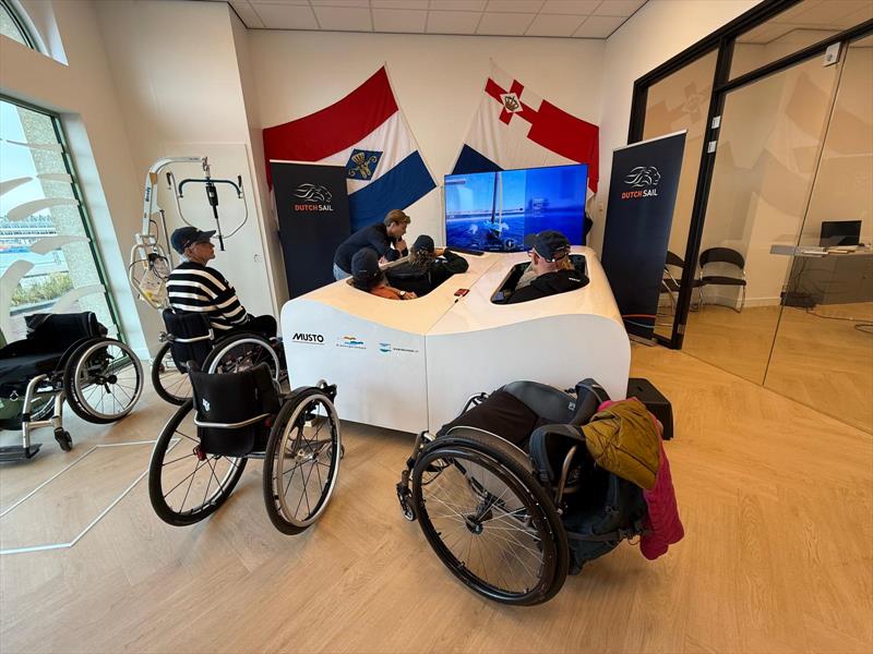 Para Sailors discover AC40 Simulator - photo © DutchSail