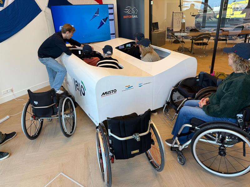 Para Sailors discover AC40 Simulator - photo © DutchSail