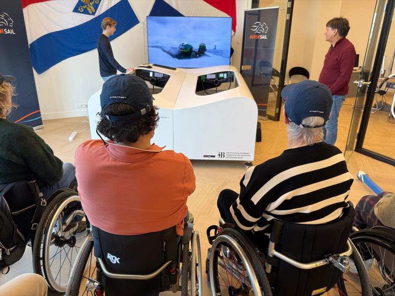 Para Sailors discover AC40 Simulator - photo © DutchSail