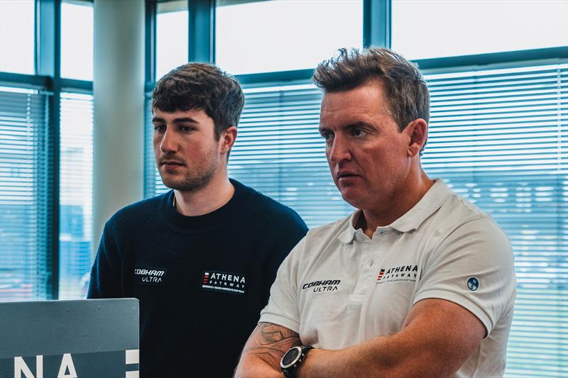 Athena Pathway Coaches Sam Ross and Matt Beck at the Athena Pathway Youth Trials in Weymouth - photo © Cameron Gregory / Athena Sports Group