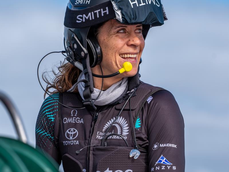 Jo Aleh - AC40 - Emirates Team NZ - photo © James Somerset / Emirates Team New Zealand