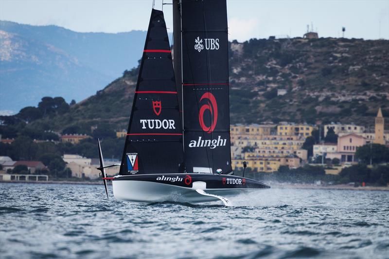 Cagliari, Italy, 18 May 2026 Tudor Team Alinghi - photo © Tudor Team Alinghi / Samo Vidic