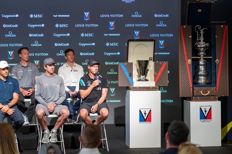 Media Conference - Louis Vuitton 38th America's Cup - Preliminary Regatta Sardinia - May 21, 2026 - photo © ACP Media