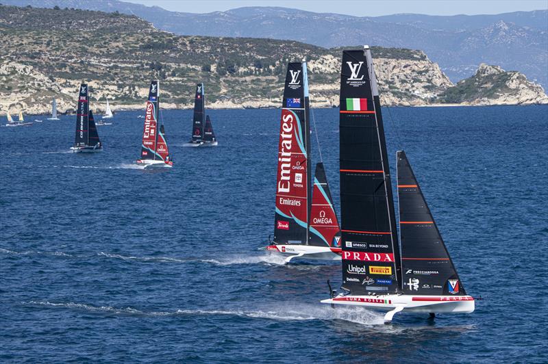 Official Practice -  Louis Vuitton 38th America's Cup - Preliminary Regatta Sardinia - May 21, 2026 - photo © Ricardo Pinto