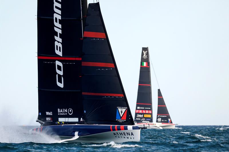 Athena Pathway, race 3 - Day 1 - Louis Vuitton 38th America's Cup - Preliminary Regatta Sardinia - May 22, 2026 - photo © David Maynard / www.alleycatphotographer.com