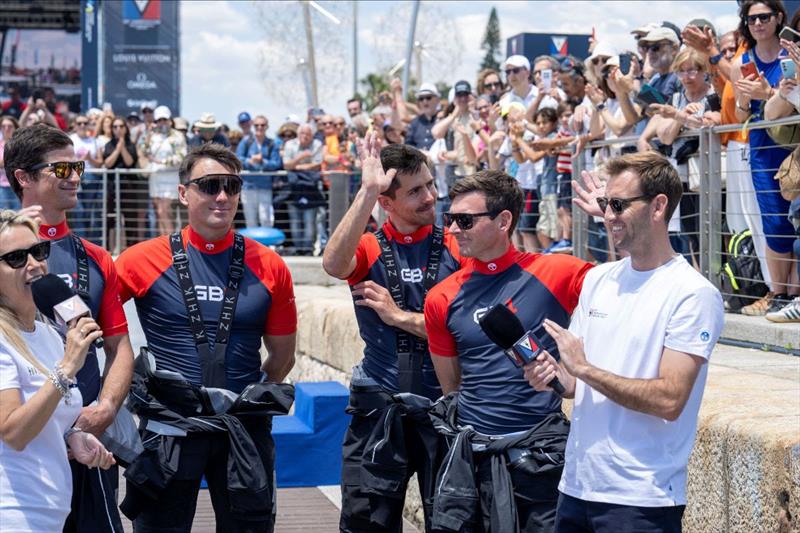 GB1 on day 1 - Louis Vuitton 38th America's Cup - Preliminary Regatta Sardinia - May 22, 2026 - photo © GB1