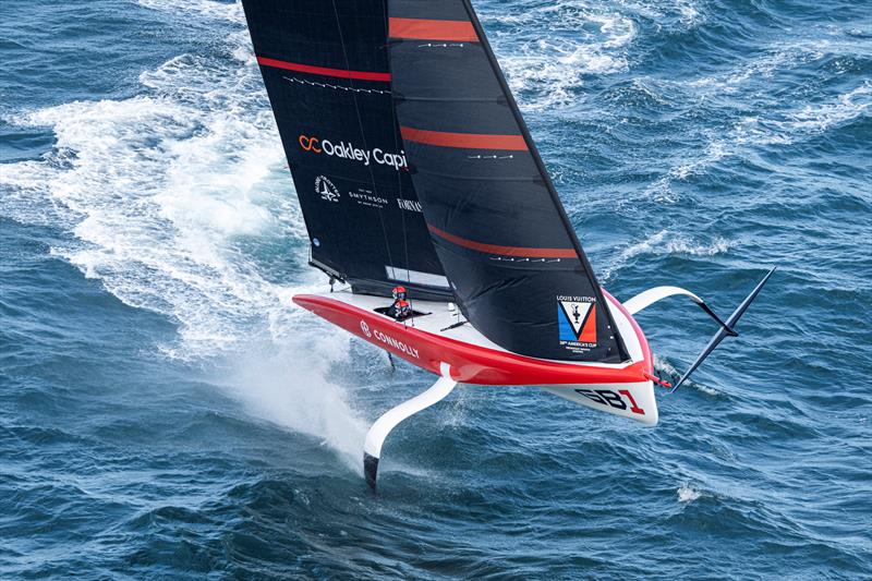 GB1 on day 1 - Louis Vuitton 38th America's Cup - Preliminary Regatta Sardinia - May 22, 2026 - photo © Ricardo Pinto