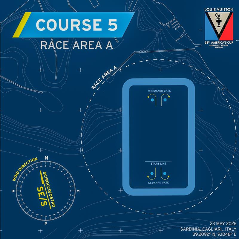 Course Location - Day 2, Louis Vuitton Preliminary Event Sardinia - May 23, 2026 - photo © ACP Media