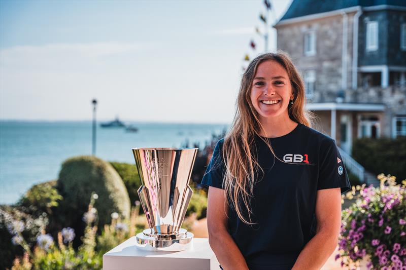 Jemima Lines, pictured at the Royal Yacht Squadron during North Sails Cowes Week, joins the GB1 British America's Cup Team photo copyright Jackson Green taken at Royal Yacht Squadron and featuring the AC40 class