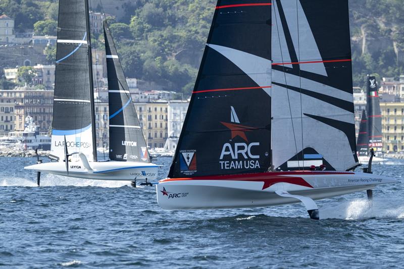 ARC USA - Practice Racing - Day 2 - Louis Vuitton America's Cup - Preliminary Regatta Naples - September 24, 2026 - photo © Ricardo Pinto / America's Cup