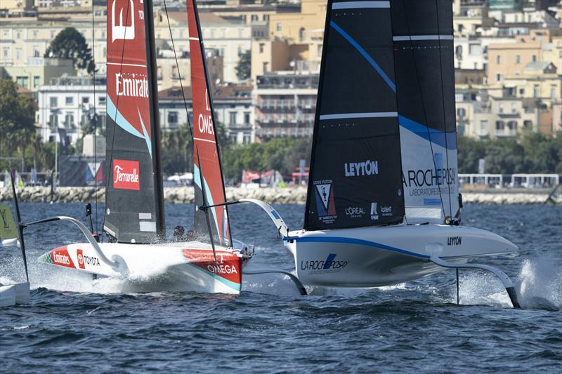 La Roche-Posay Racing Team - Practice Racing - Day 2 - Louis Vuitton America's Cup - Preliminary Regatta Naples - September 24, 2026 - photo © Ricardo Pinto / America's Cup