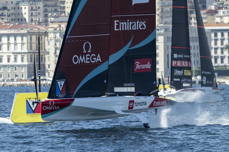 Emirates Team NZ - Practice Racing - Day 2 - Louis Vuitton America's Cup - Preliminary Regatta Naples - September 24, 2026 - photo © Ricardo Pinto / America's Cup