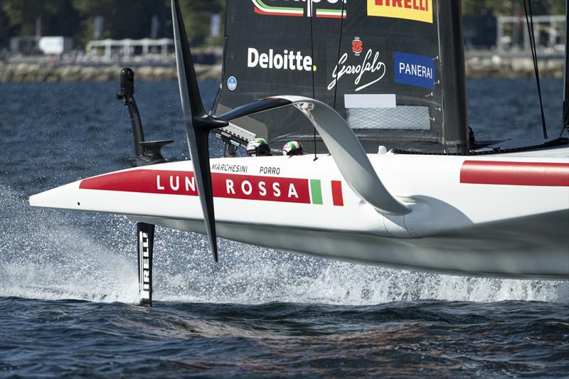 Luna Rossa - Practice Racing - Day 2 - Louis Vuitton America's Cup - Preliminary Regatta Naples - September 24, 2026 - photo © Ricardo Pinto / America's Cup