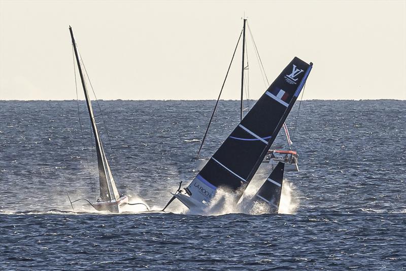 La Roche-Posay Racing Team - Day 1 - Louis Vuitton America's Cup - Preliminary Regatta Naples - September 25, 2026 - photo © Ty Baird/ America's Cup