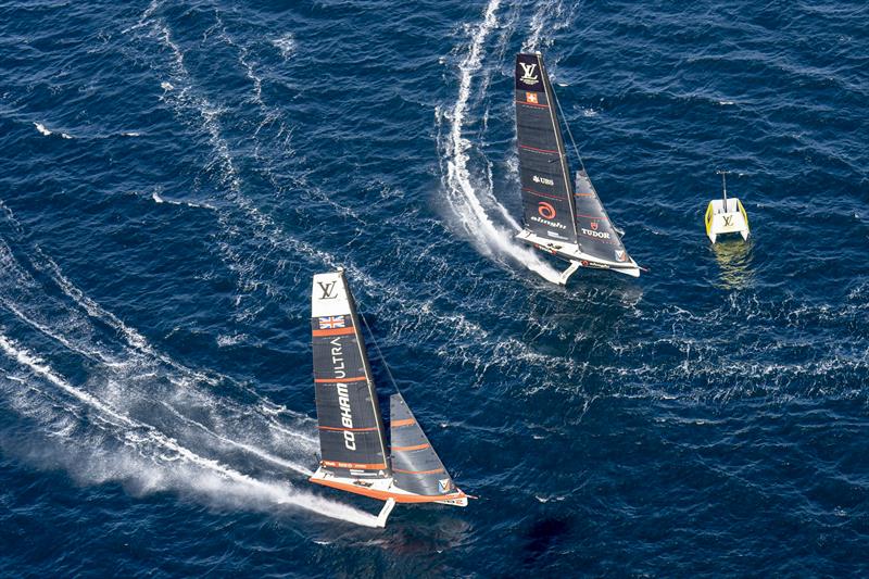 Fleet action - Day 2 - Louis Vuitton America's Cup - Preliminary Regatta Naples - September 26, 2026 - photo © Ian Roman/ America's Cup
