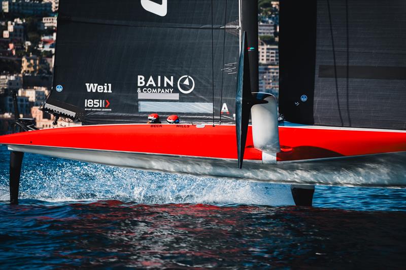 Cobham Ultra GB2's race boat Sienna, training on the bay of Naples - photo © Athena Sports Group
