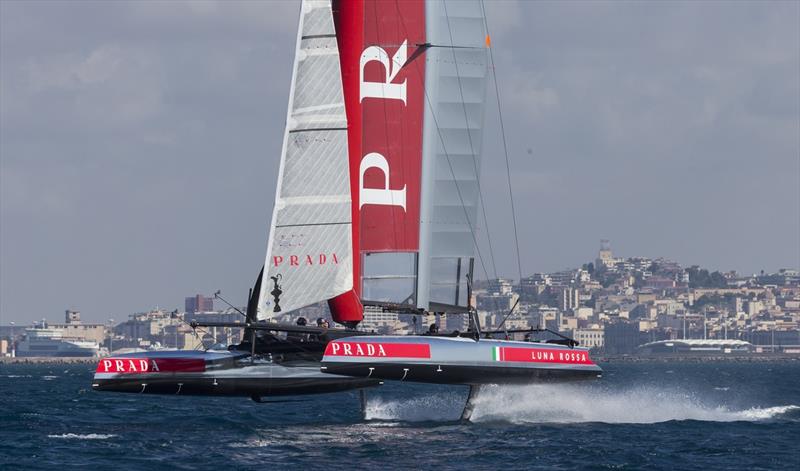 AC45 Luna Rossa Piranha training in Cagliari - photo © Carlo Borlenghi / Luna Rossa Challenge