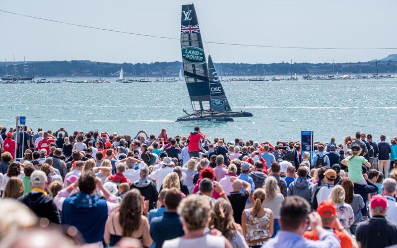 Louis Vuitton America's Cup World Series Portsmouth photo copyright Shaun Roster taken at  and featuring the AC45 class