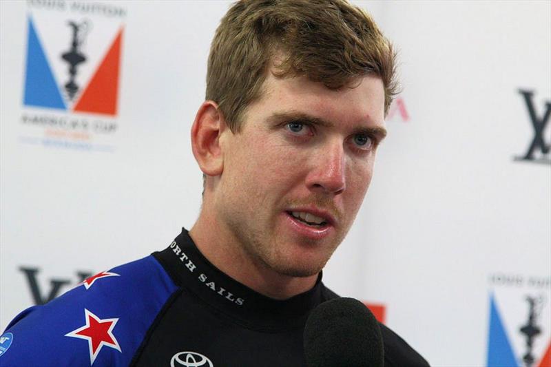 Peter Burling after Super Sunday at Louis Vuitton America's Cup World Series Bermuda photo copyright Rob Melotti taken at  and featuring the AC45 class