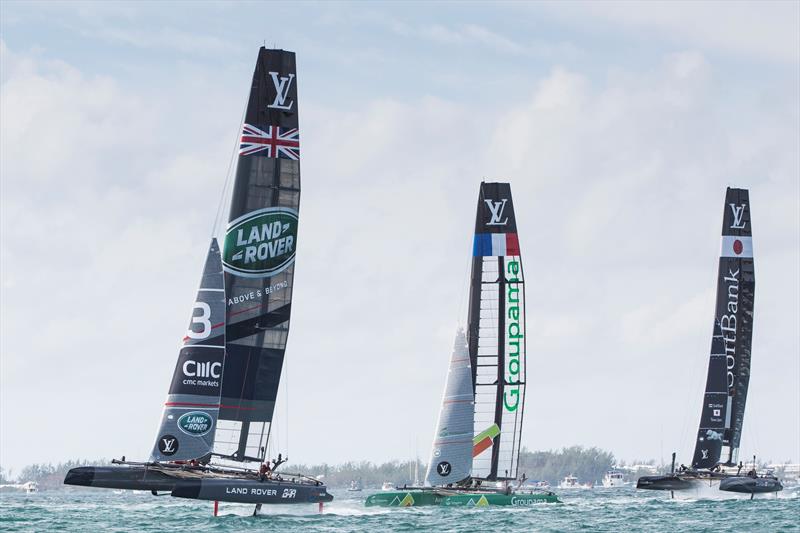 Super Sunday at Louis Vuitton America's Cup World Series Bermuda photo copyright Lloyd Images taken at  and featuring the AC45 class