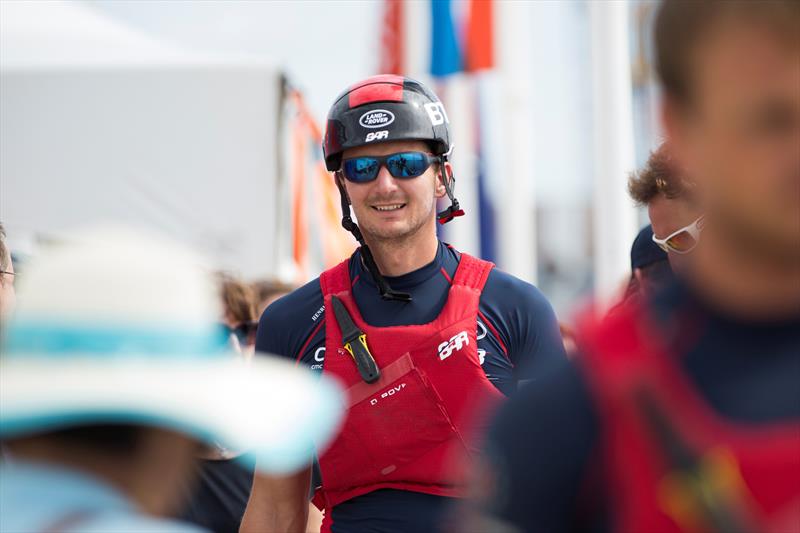 Land Rover BAR Tactician, Giles Scott on Super Sunday at Louis Vuitton America's Cup World Series Bermuda photo copyright Lloyd Images taken at  and featuring the AC45 class