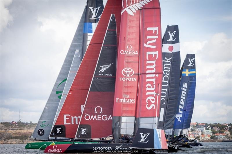 Action from Louis Vuitton America's Cup World Series Gothenburg 2015 - photo © Dan Ljungsvik