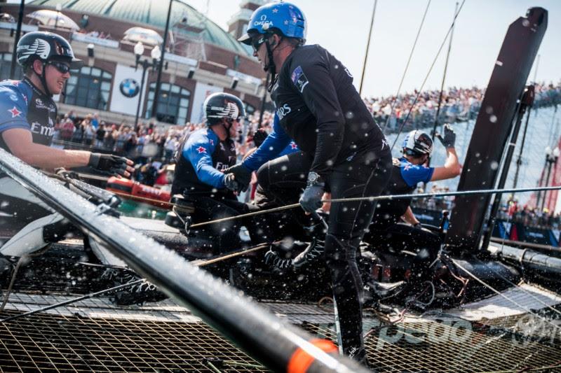 Emirates Team New Zealand at Louis Vuitton America's Cup World Series Chicago - photo © Amory Ross / Emirates Team New Zealand