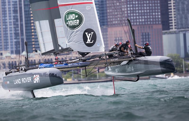 Flying at Louis Vuitton America's Cup World Series Chicago - photo © Lloyd Images