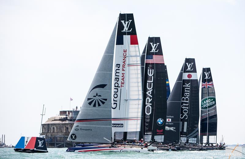 Laser Cutting - Louis Vuitton America's Cup World Series Portsmouth