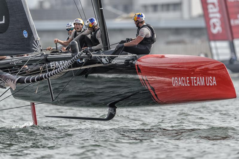 ORACLE TEAM USA wins race 3 on Louis Vuitton America's Cup World Series Fukuoka day 1 - photo © Sam Kurtul / www.worldofthelens.co.uk