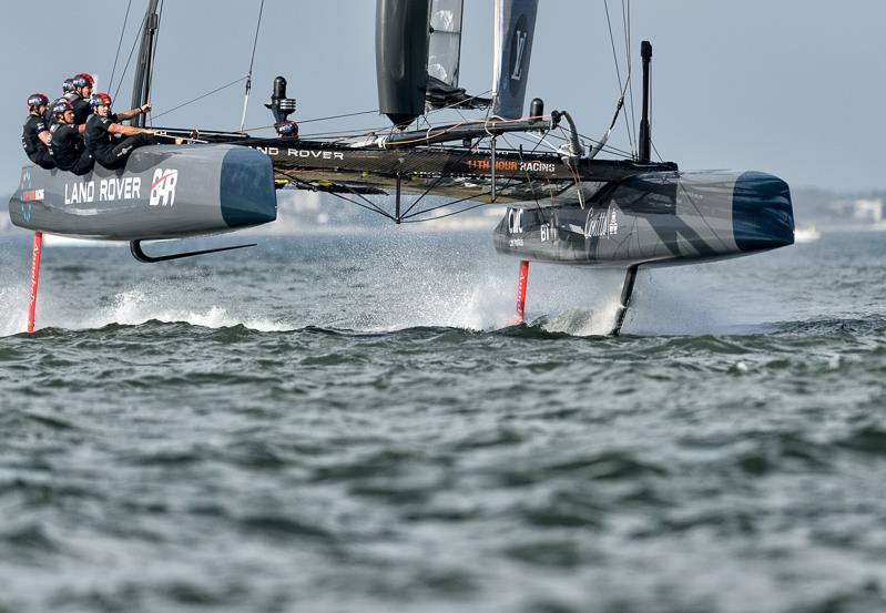 Land Rover BAR wins race 1 on Louis Vuitton America's Cup World Series Fukuoka day 1 - photo © Sam Kurtul / www.worldofthelens.co.uk