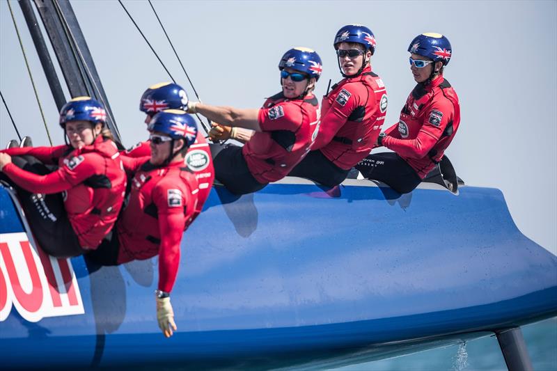 Land Rover BAR Academy represent Great Britain in the Red Bull Youth America's Cup photo copyright Lloyd Images taken at  and featuring the AC45 class