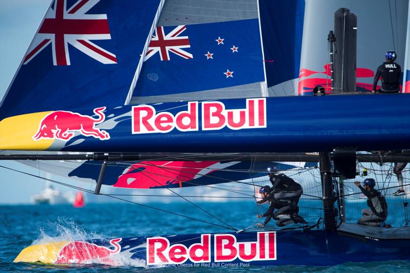 NZL Sailing Team on 2017 Red Bull Youth America's Cup day 1 photo copyright Xaume Olleros for Red Bull Content Pool taken at  and featuring the AC45 class