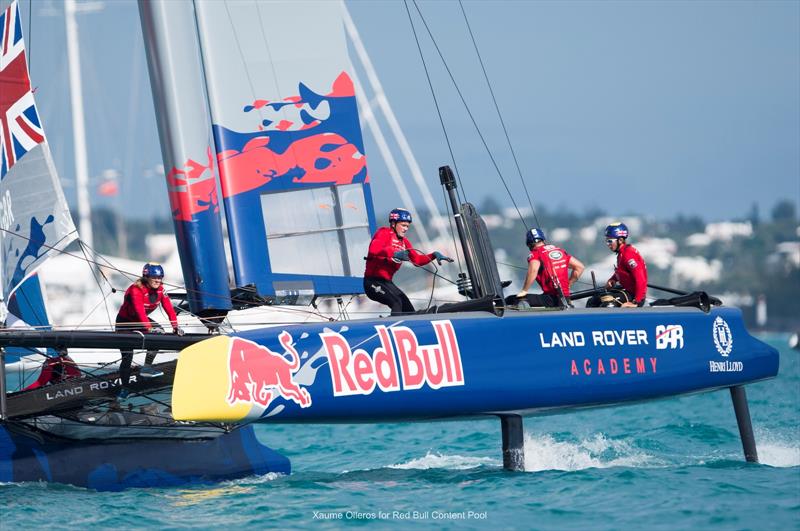 Land Rover BAR Academy on 2017 Red Bull Youth America's Cup day 1 photo copyright Xaume Olleros for Red Bull Content Pool taken at  and featuring the AC45 class
