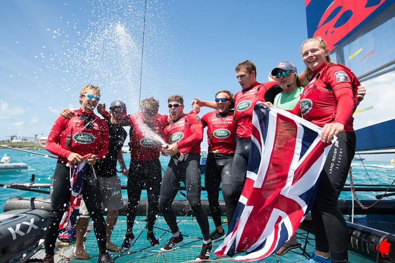 Land Rover BAR win the Red Bull Youth America's Cup photo copyright Harry KH / Land Rover BAR taken at  and featuring the AC45 class