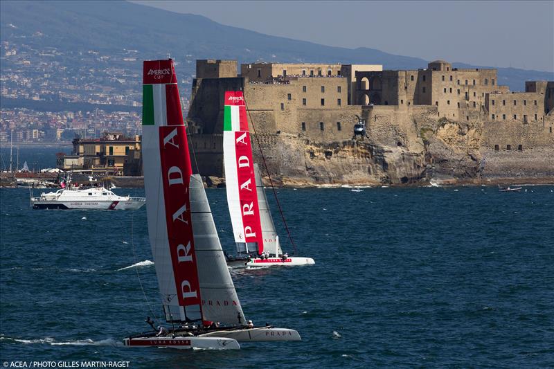 America's Cup World Series Naples day 3 - photo © Gilles Martin-Raget / ACEA 2013