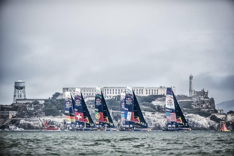 Red Bull Youth America's Cup day 1 - photo © Balazs Gardi / Red Bull Sailing Newsroom