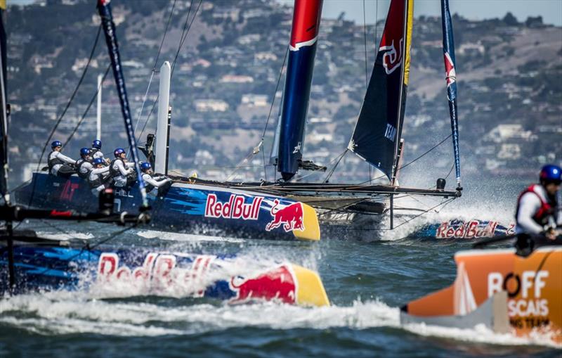 Team Tilt day 3 of the Red Bull Youth America's Cup photo copyright Loris von Siebenthal / Team Tilt Sailing taken at  and featuring the AC45 class