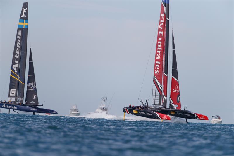 Emirates Team New Zealand win the Louis Vuitton America's Cup Challenger Playoffs - photo © Richard Hodder / ETNZ