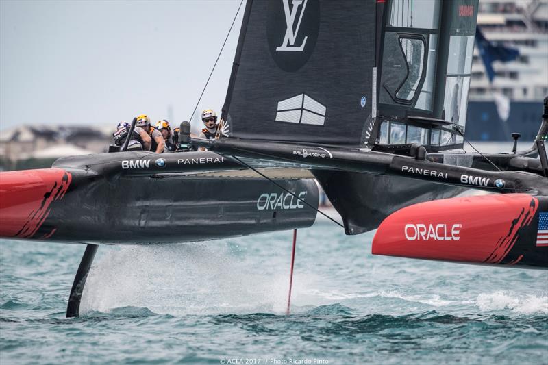 ORACLE TEAM USA on day 3 of the 35th America's Cup Match photo copyright ACEA 2017 / Ricardo Pinto taken at  and featuring the AC50 class
