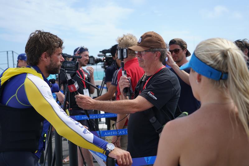 Will the stars of Bermuda have the media pulling power outside of the America's Cup- 2017 America's Cup Bermuda photo copyright Scott Stallard taken at  and featuring the AC50 class