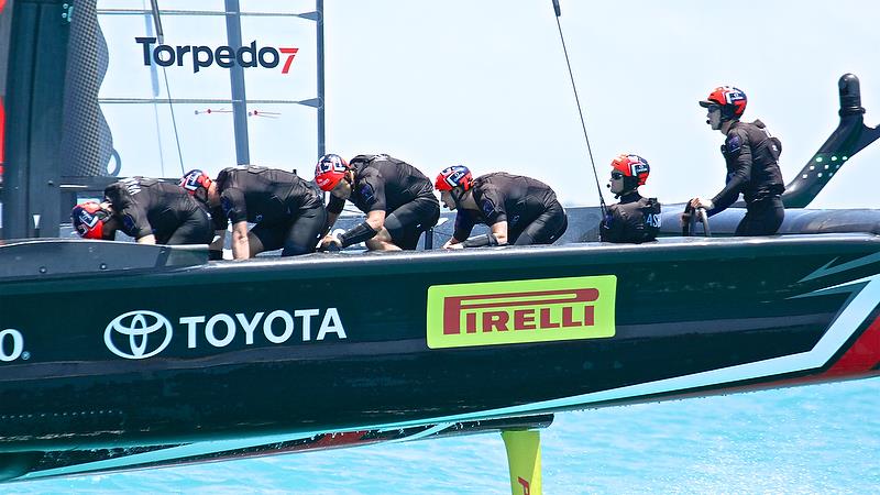 Emirates Team New Zealand - Round Robin 2, Day 4 - 35th America's Cup - Bermuda May 30, 2017 photo copyright Richard Gladwell taken at  and featuring the AC50 class