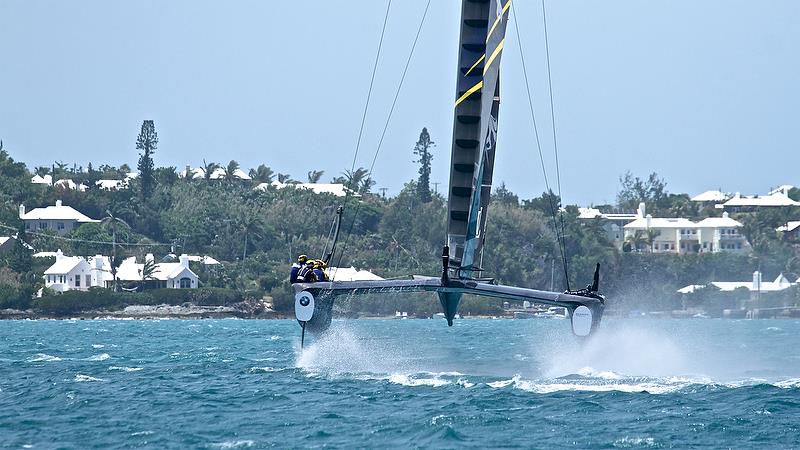 Artemis Racing - Leg 4 - Semi-Finals, Day 12 - 35th America's Cup - Bermuda June 9, 2017 photo copyright Richard Gladwell taken at  and featuring the AC50 class