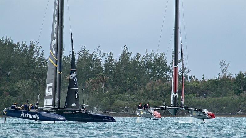 Race 2 - Finals, America's Cup Playoffs- Day 14, June 10, 2017 (ADT) photo copyright Richard Gladwell taken at  and featuring the AC50 class