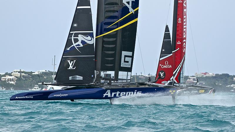 Artemis Racing - Leg 4, race 4 - Challenger Finals, Day 15 - 35th America's Cup - Bermuda June 11, 2017 photo copyright Richard Gladwell taken at  and featuring the AC50 class