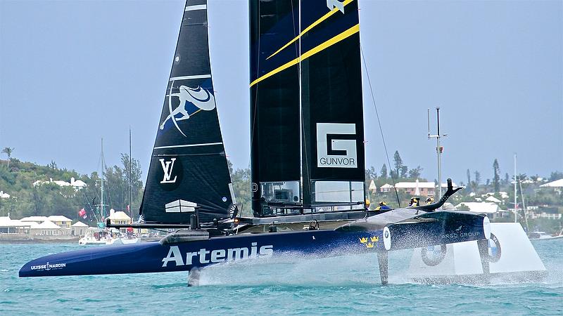 Artemis Racing - Mark 4 - Race 5 - Finals, America's Cup Playoffs- Day 15, June 11, 2017 (ADT) photo copyright Richard Gladwell taken at  and featuring the AC50 class
